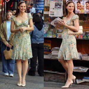 Moschino Cheap & Chic Silk Floral Dress Jenna Rink 13 Going on 30